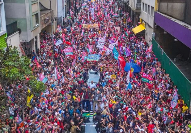 Ato de campanha na Avenida Paulista