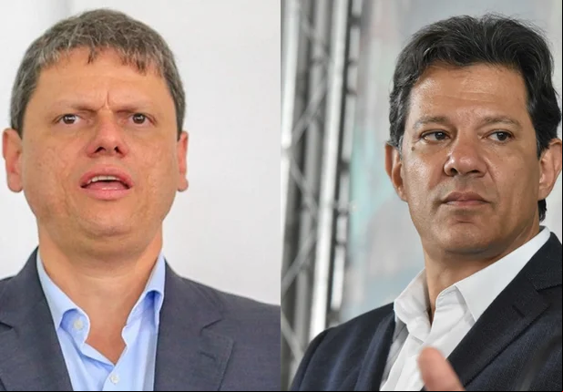 Tarcísio de Freitas e Fernando Haddad