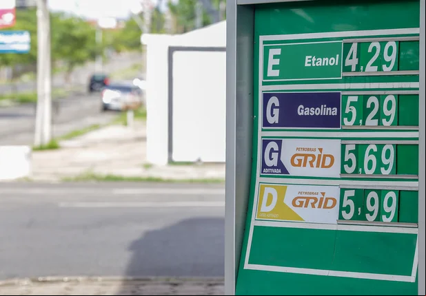 Posto Petrobras que fica localizado no bairro aeroporto