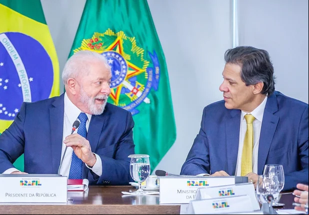 Presidente Lula e ministro Fernando Haddad