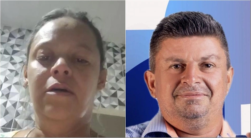 Josilene Nunes e vereador Luiz Faustino