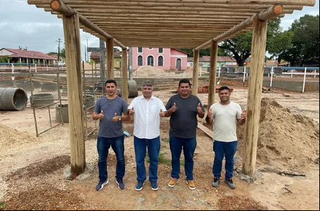 Prefeito de Nossa Senhora de Nazaré divulgou o desenvolvimento da obra