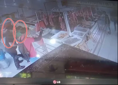 Criminosos foram flagrados pelas câmeras de segurança