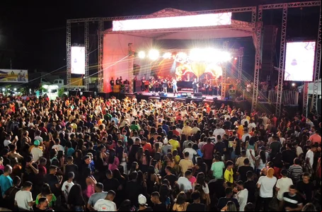 Festa do Trabalhador reúne milhares de pessoas em Nossa Senhora de Nazaré