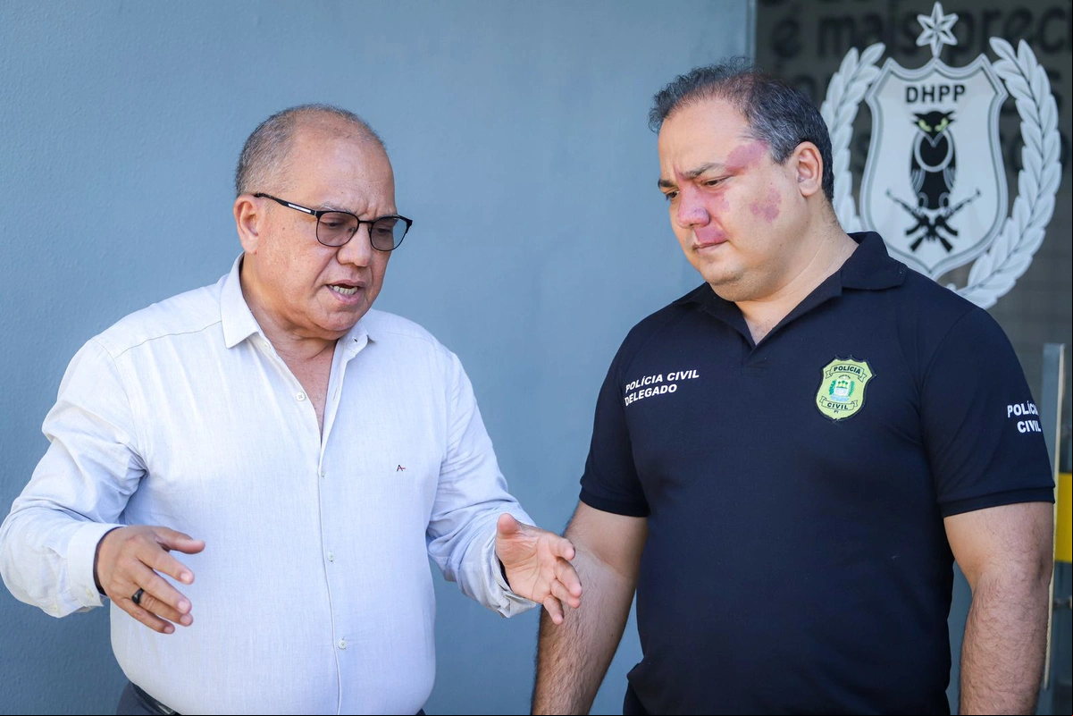 Delegados Barêtta e Luccy Keiko