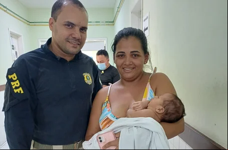 Policial rodoviário salvou bebê em Floriano