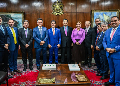 Encontro de parlamentares piauienses com Alcolumbre