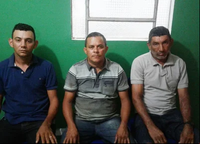 Luiz, José e Martinho , da esquerda para direita.