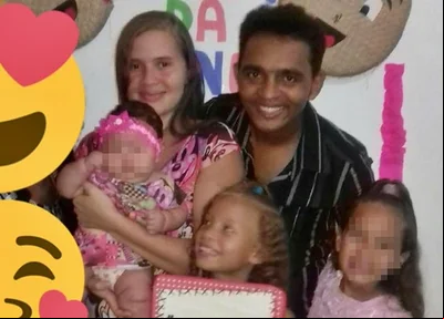Emílie (no centro) morreu no Hospital de Urgência de Teresina