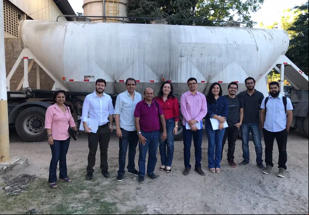 Visita de técnicos do SENAI-PI ao Grupo Kalfix