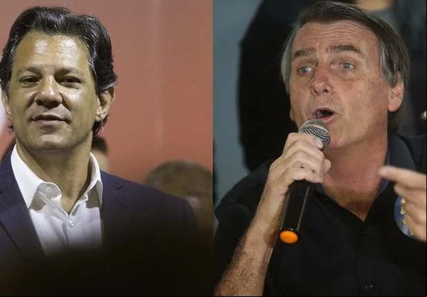 Fernando Haddad e Jair Bolsonaro