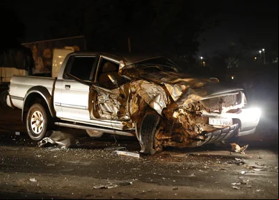 L200 ficou destruída
