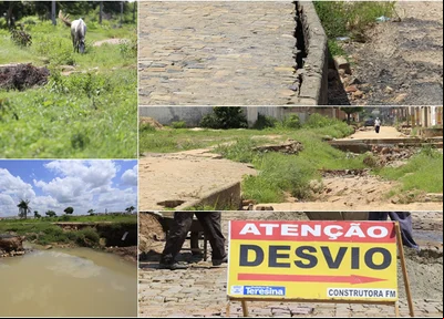 Destruição no Torquato Neto